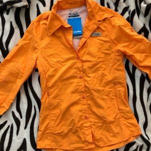 Columbia Performance Fishing Gear Button Down NWT